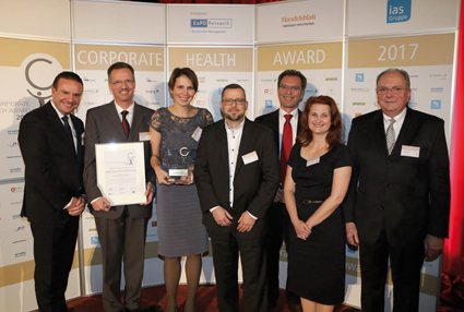 Abbvie Deutschland als Sieger mit „Corporate Health Award 2017“ ausgezeichnet 