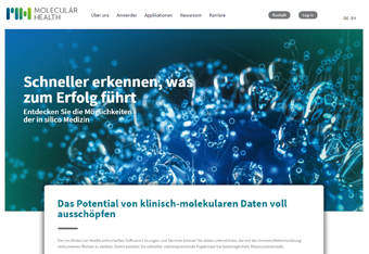 Molecular Health launcht neue Unternehmenswebsite